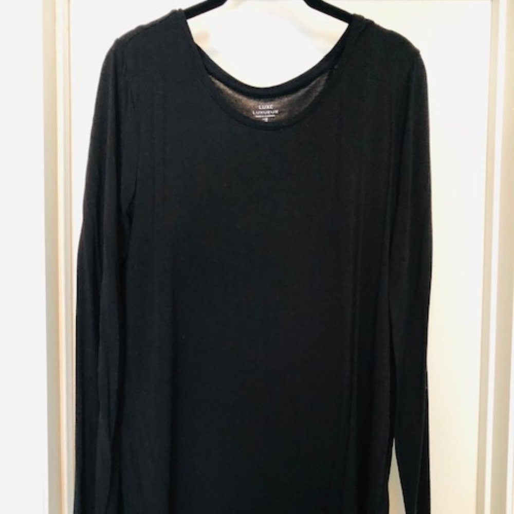Gap Basic Black Long Sleeve Tee